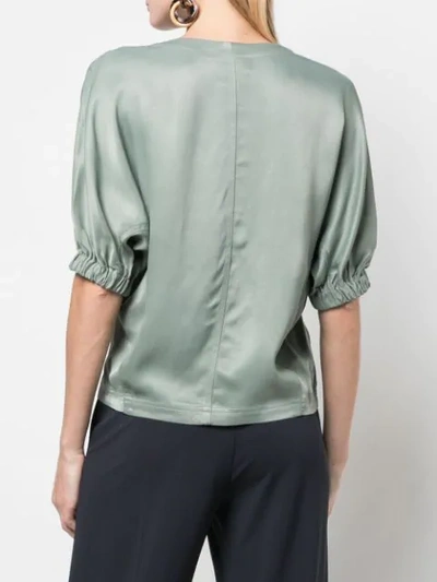 Shop 3.1 Phillip Lim / フィリップ リム Puff Sleeve Blouse In Green