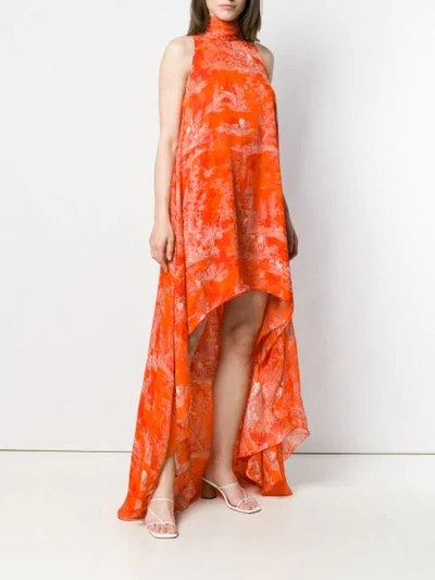 Shop Antonio Berardi High-low Hem Dress - Orange