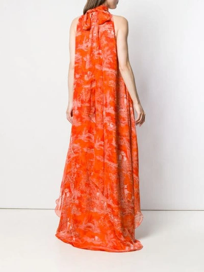 Shop Antonio Berardi High-low Hem Dress - Orange
