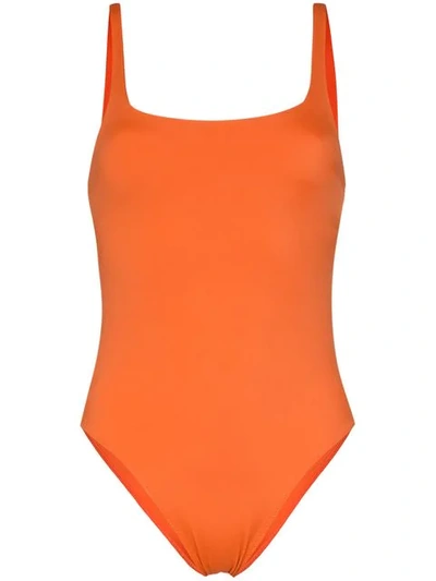 Shop Araks Cutout Swimsuit In Orange