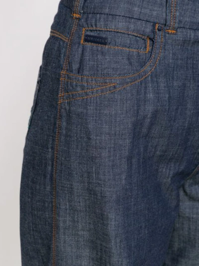 Shop Tufi Duek Wide Leg Jeans In Blue