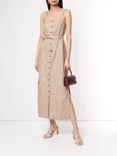 Shop Mara Hoffman Serena Dress In Brown