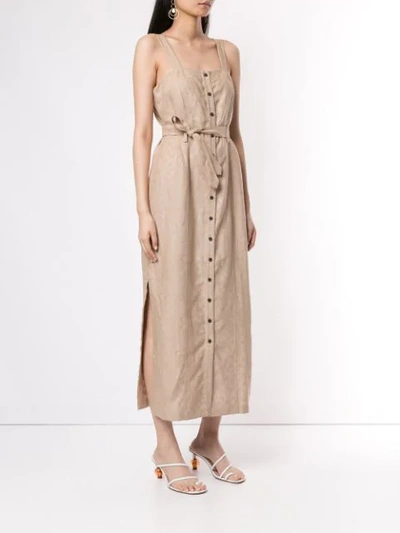 Shop Mara Hoffman Serena Dress In Brown