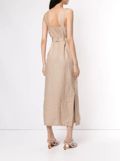 Shop Mara Hoffman Serena Dress In Brown