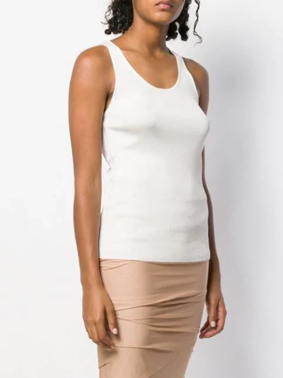 Shop Tom Ford Top Mit Rundem Ausschnitt In White