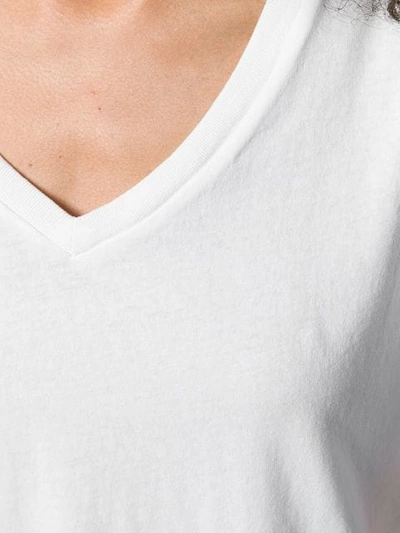 Shop Frame V-neck T-shirt In White