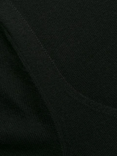 Shop Prada V-neck Knitted Top - Black
