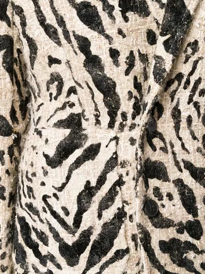Shop Haider Ackermann Leopard Pattern Blazer In Neutrals