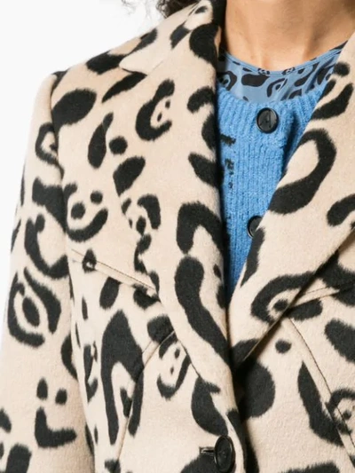 Shop Altuzarra Leopard Print Tailored Coat - Brown
