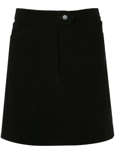 Shop Zambesi Denim Mini Skirt In Black