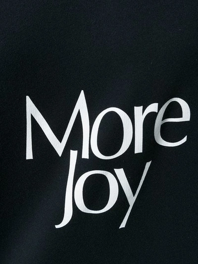 Shop Christopher Kane 'more Joy' Sweatshirt In Black