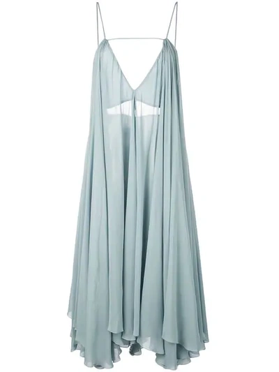 Shop Jacquemus La Robe Bellezza Dress In Blue