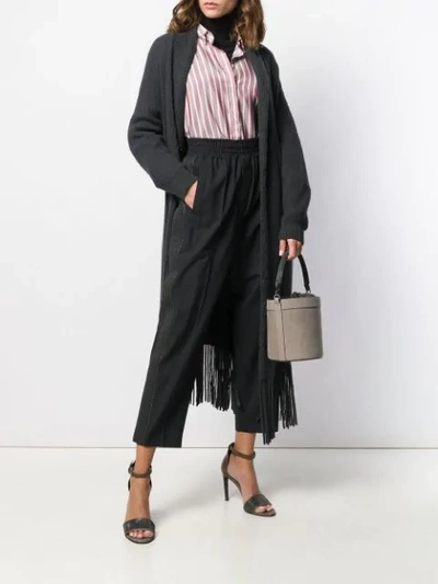 Shop Brunello Cucinelli Striped Long In C496