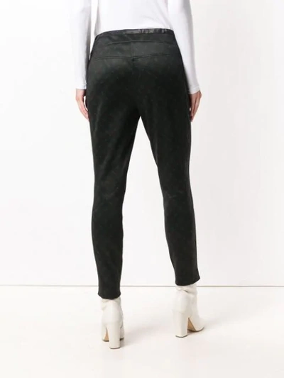 Shop Cambio Check Lounge Trousers - Black