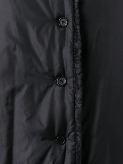 Shop Aspesi Reversible Coat - Black