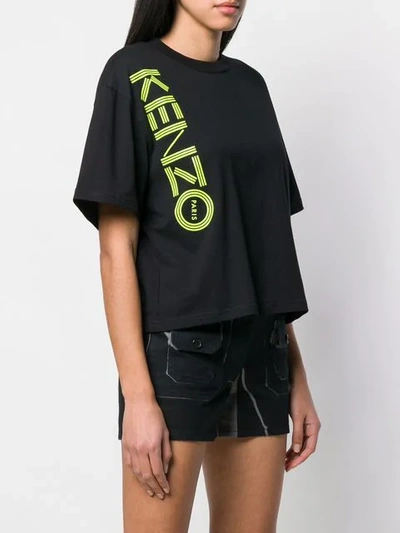 Shop Kenzo Oversized Logo T In Black