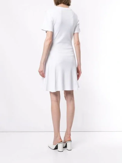 Shop Aalto Draped Pleat Dress In White