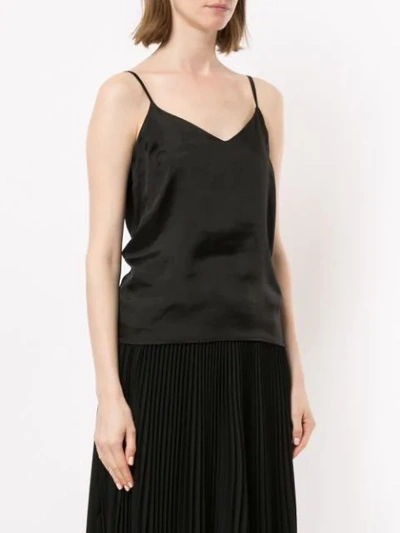 Shop Andrea Ya'aqov V-neck Sleeveless Top - Black