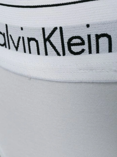 Shop Calvin Klein Underwear Logo Band Briefs In 100 Bianco