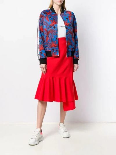 Shop Kenzo Bomber Jacket In Blue