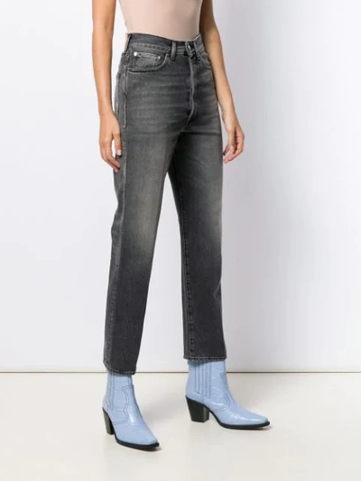 Shop Golden Goose High Waisted Jeans In Grey