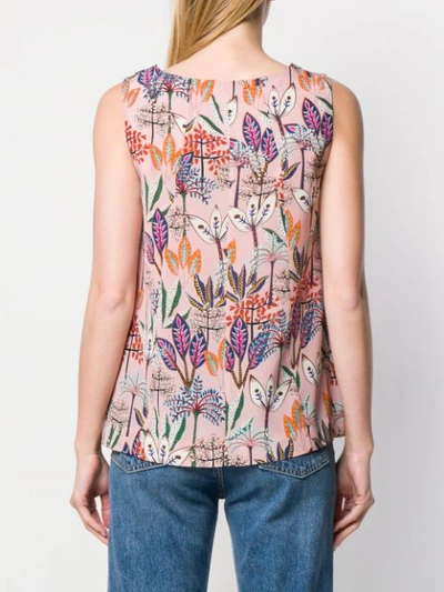 Shop Altea Floral Print Vest - Pink