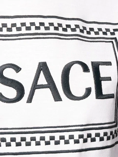 Shop Versace 90's Vintage Logo T In White