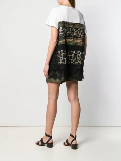 ANTONIO MARRAS MIXED PRINT T-SHIRT - 绿色