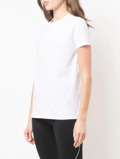 Shop Paco Rabanne Logo T-shirt In White