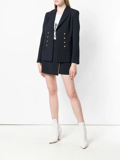 Shop Pinko Military Jacket In Blue