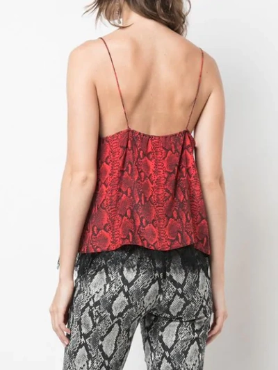 Shop Alice And Olivia Harmon Tank Top In Red