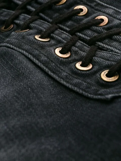Ben Taverniti Unravel Project Unravel Black Denim Full Zip Shorts In Black