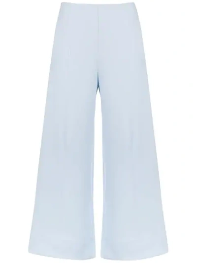 Shop Alcaçuz Camoes Culottes In Blue