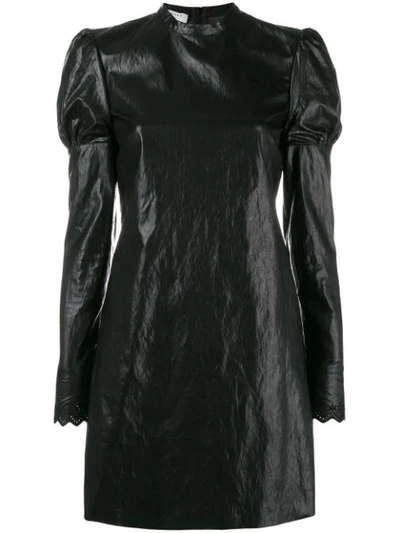 Shop Philosophy Di Lorenzo Serafini Puff Sleeve Dress In Black