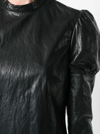 Shop Philosophy Di Lorenzo Serafini Puff Sleeve Dress In Black