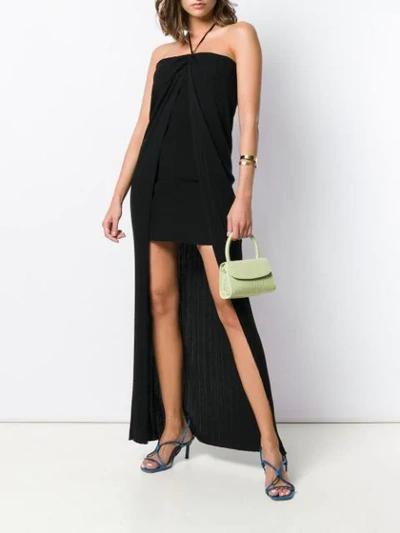 Shop Jacquemus Halterneck Long Dress In Black