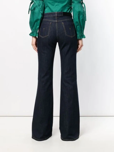 Shop Alberta Ferretti Flared Jeans In Blue