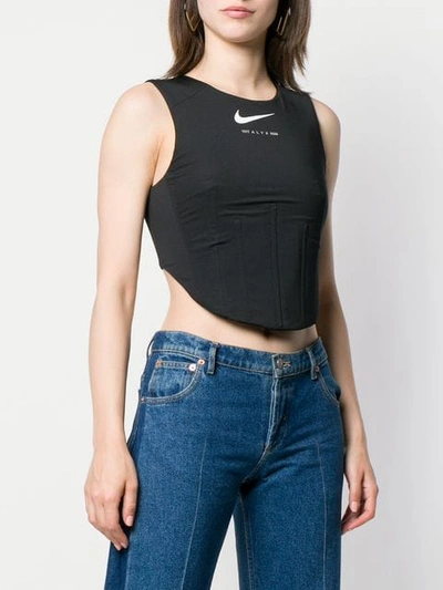 Shop Alyx 'duel' Top In Korsettoptik In Black