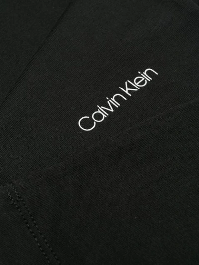 Shop Calvin Klein Fitted T-shirt - Black