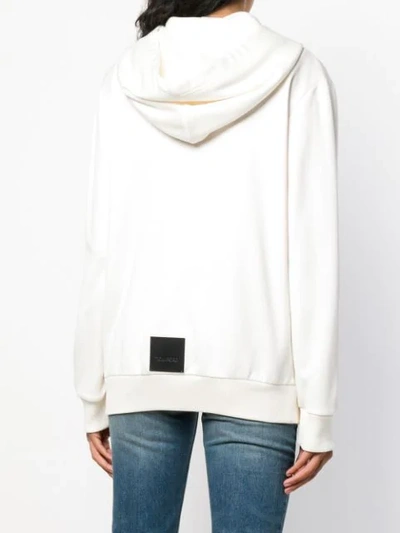 Shop Tom Ford Zip-up Sweatshirt In White