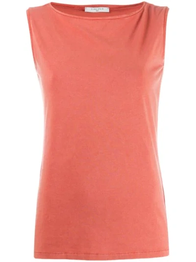 Shop Circolo 1901 Relaxed Vest In Orange