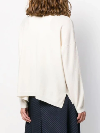 Shop Allude Relaxed In White