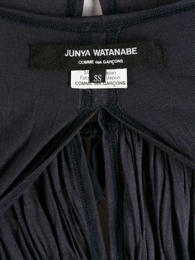 Pre-owned Junya Watanabe Pleated Layered Dress In Blue