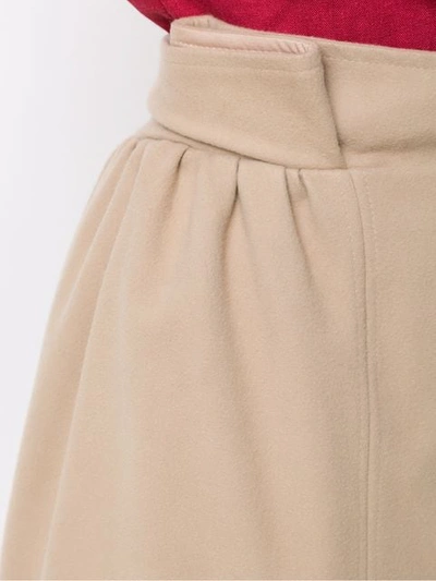 Shop Framed Waves Midi Skirt In Neutrals