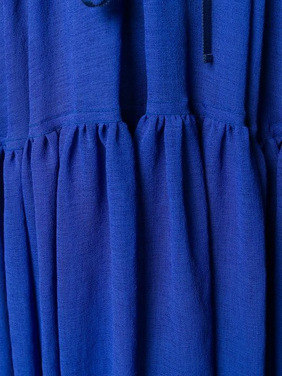 Shop Maison Rabih Kayrouz Lightweight Long Dress In Blue