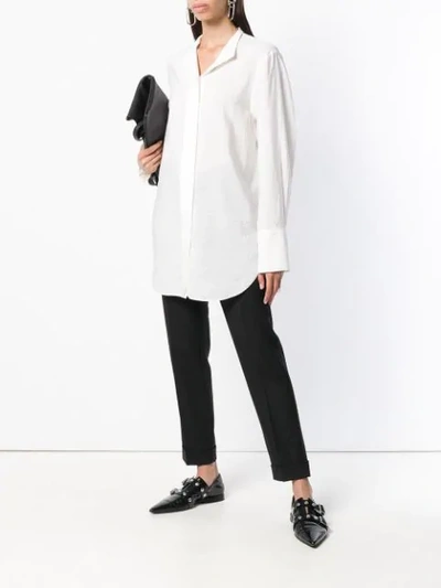 Shop Jil Sander Oversized Shirt In White