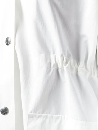 Shop Mackintosh White Hooded Coat Lm-098st
