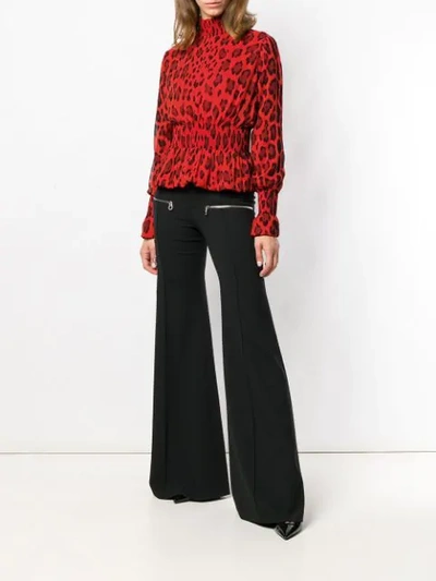 Shop Tom Ford Leopard Print Top In Red