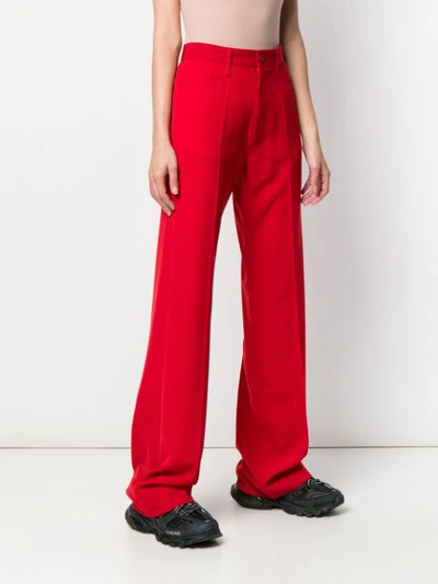 Shop Balenciaga Fluid 5 Pockets Trousers - Red