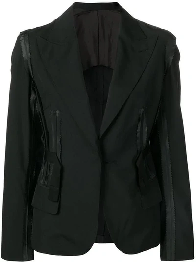 Pre-owned Jean Paul Gaultier Vintage Blazer With Attached Details In Black